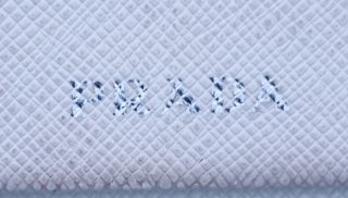 Prada custodia rigida occhiali in pelle Saffiano