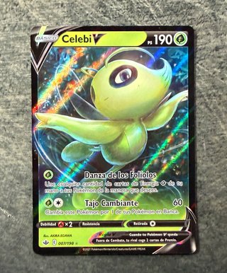 Celebi V Reinado Escalofriante Carta Pokemon