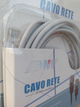 Cavo Rete Ethernet UTP RJ45 - 5 metri conf. nuova