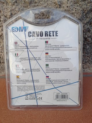 Cavo Rete Ethernet UTP RJ45 - 5 metri conf. nuova