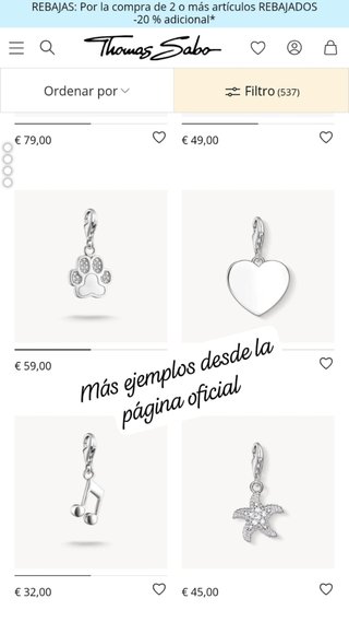 Reloj original Thomas Sabo en Plata 925