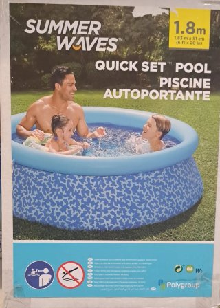 Piscina Hinchable Summer Waves 1.8m