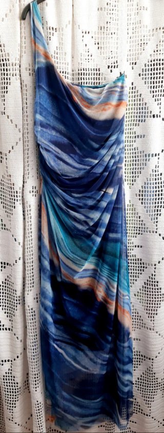 Vestido de alça única multicor T.U. NEW COLLECTION