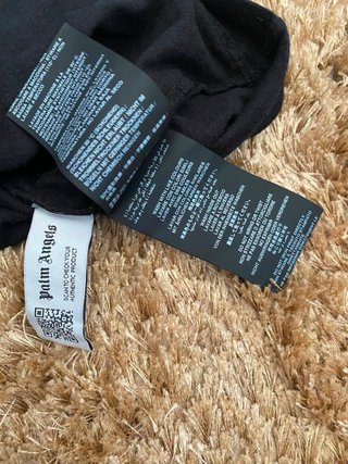 Camiseta Palm Angels Negra talla XS oversize M