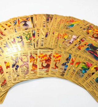 Pack +50 Cartas Pokémon Doradas ¡Súper Colecció