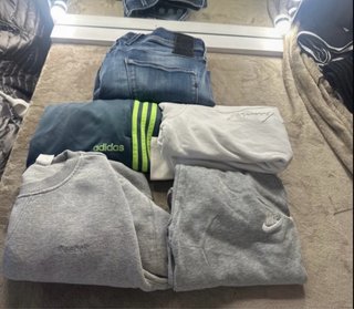 Pack 5 Prendas Ropa Marca Adidas Nike Reebok Tomm