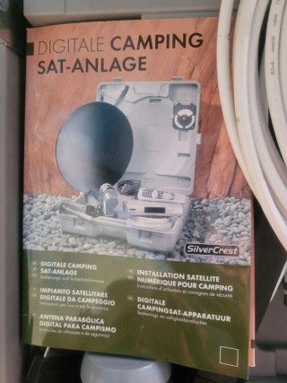Antena Satélite Digital Camping SilverCrest