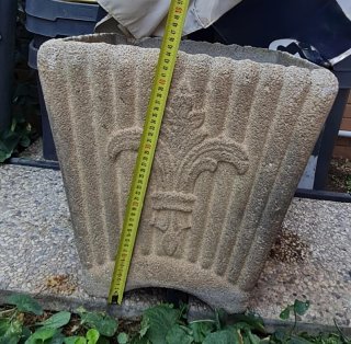 Vaso Fioriera Cemento Decorato