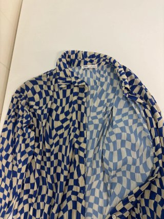 Camisa Pull&Bear cuadros efecto óptico