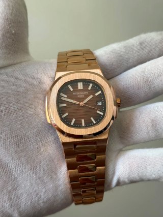 120€ Patek Philippe automatico Reloj color Oro Ros