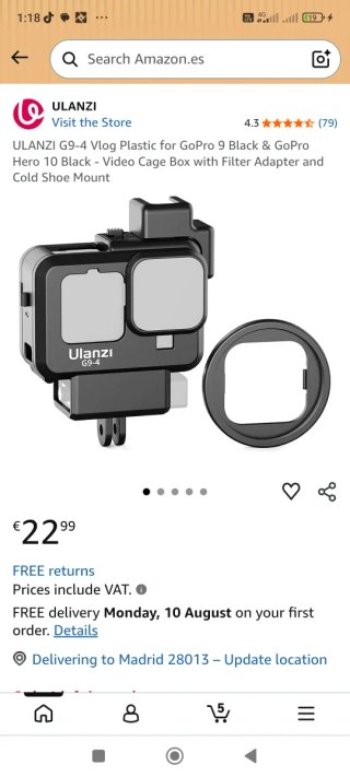 Accesorios GoPro 9, 10, 11, 12
