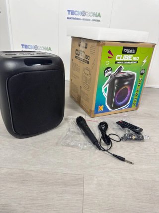Altavoz Portátil Ibiza CUBE 180 Karaoke