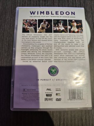 DVD Wimbledon 2017 Película Oficial