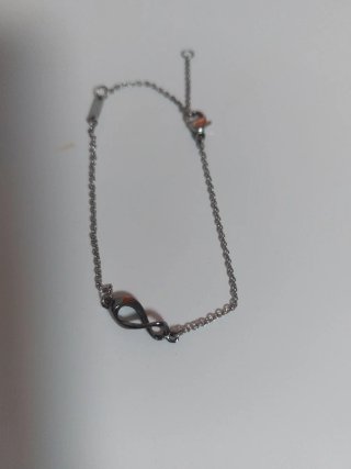 Pulsera plata infinito
