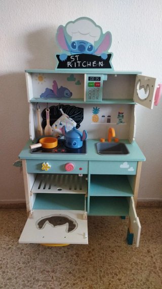 Cocina de juguete Stitch  nueva