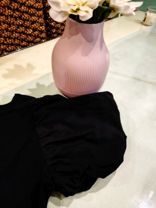 Body Zara M mangas abullonadas