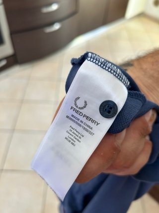 Polo Fred Perry Blu uomo M