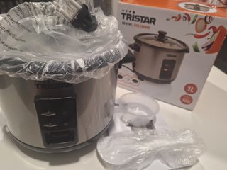 Arrocera Tristar RK-6144 1L con vaporera
