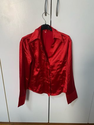 Camicia elegante donna rossa