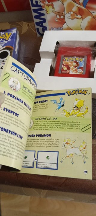 Pokémon Edición Azul y Rojo Game Boy Nintendo