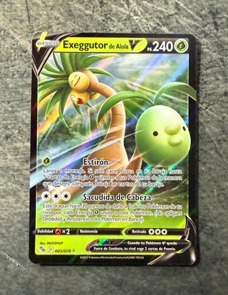 Exeggutor V Pokemon Go Carta Pokemon