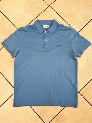 Polo Lacoste Blu Taglia M