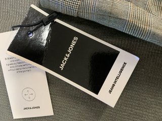 Pantaloni Jack&Jones a quadri grigi
