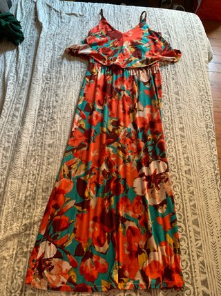 Vestito estivo floreale taglia unica