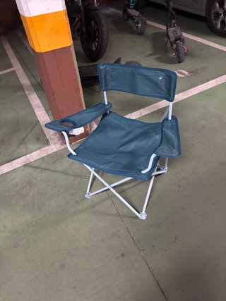 Silla plegable Quechua azul