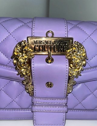 Bolso Versace Jeans Couture Morado Dorado