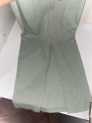 Vestido verde Stradivarius