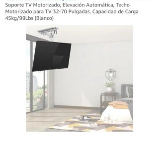 Soporte techo TV hidráulico con pistón automático