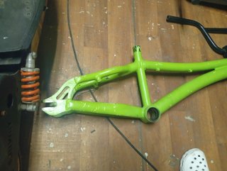 Cuadro Monty BMX Verde