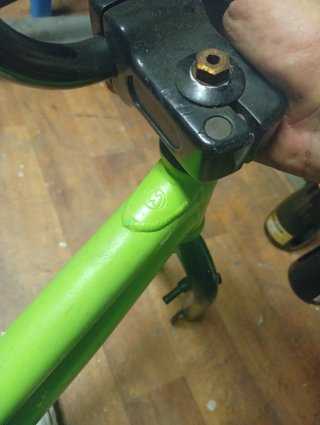 Cuadro Monty BMX Verde