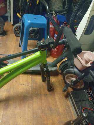 Cuadro Monty BMX Verde