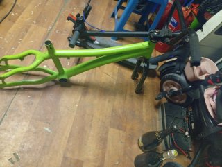Cuadro Monty BMX Verde