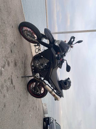 Yamaha XT660X Supermotard Negra