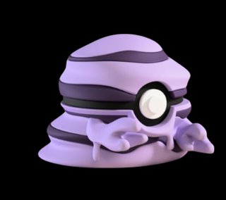 Pokéball de Grimer Impresa en 3D