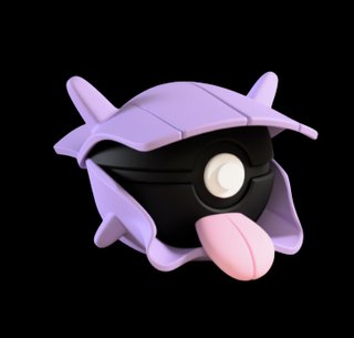 Pokéball de Shellder Impresa en 3D