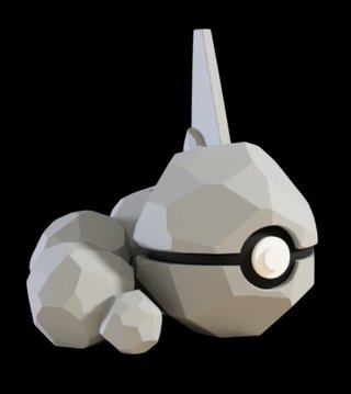 Pokeball de Onix Impresa en 3D