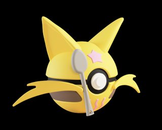 Pokeball de Kadabra Impresa en 3D