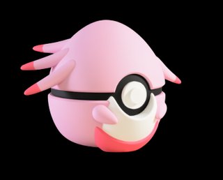 Pokéball de Chansey Impresa en 3D