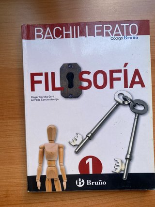 Filosofía 1, Bachillerato