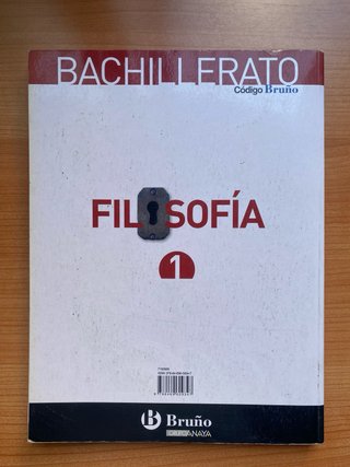 Filosofía 1, Bachillerato