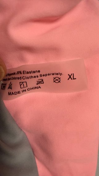 Fato de Banho Cinza e Rosa XL