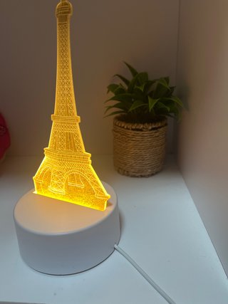 Lámpara Torre Eiffel Decorativa