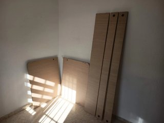 Cama nido de madera con cajones