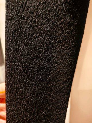 Vestido Negro Cruzado Mango Talla M