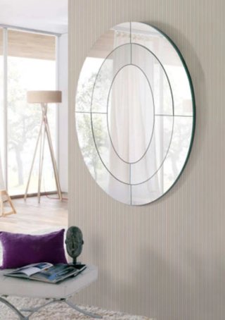 Espejo ovalado decorativo 130×100cm