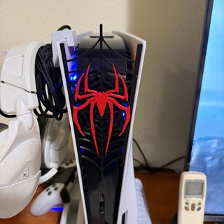 Adorno PS5 Spider-Man Nero e Rosso